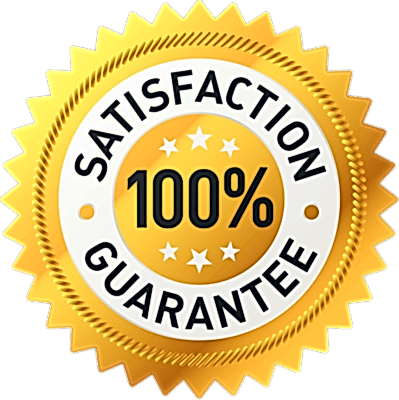 Satisfaction 100% Guarantee